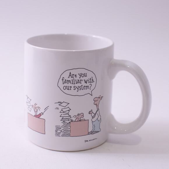 Pass the buck, funny, Office, Paper Work, Message Mug, Designers Collection - Picture 1 of 4